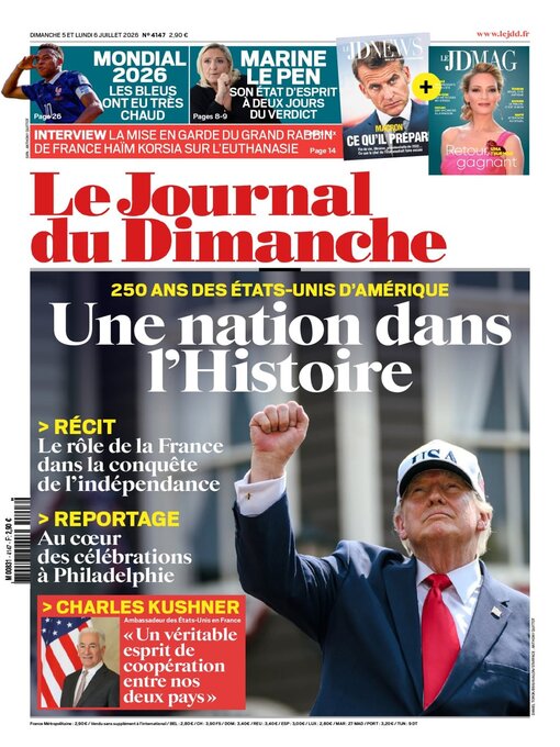 Cover image for Le Journal du dimanche